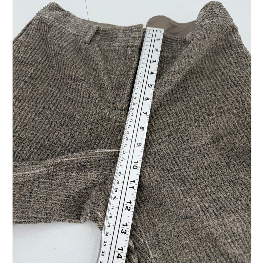 NWT Lafayette 148 New York Black/Gray Corduroy Wide Leg Pants Size 8 - Picture 12 of 14